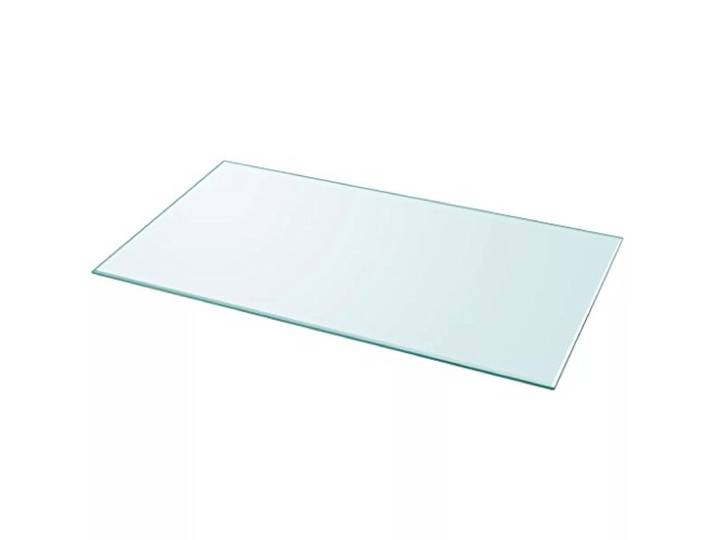 Festnight Glas Tischplatte 120 x 65 cm Glasplatte Ersatzteil Quadratisch Tischplatte aus Glas Transparent