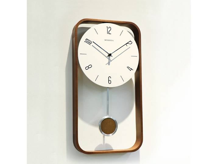 Horloges murales vintage en bois, salon moderne avec pendule, grandes horloges murales de luxe, design moderne, décoration de la maison, idées cadeaux