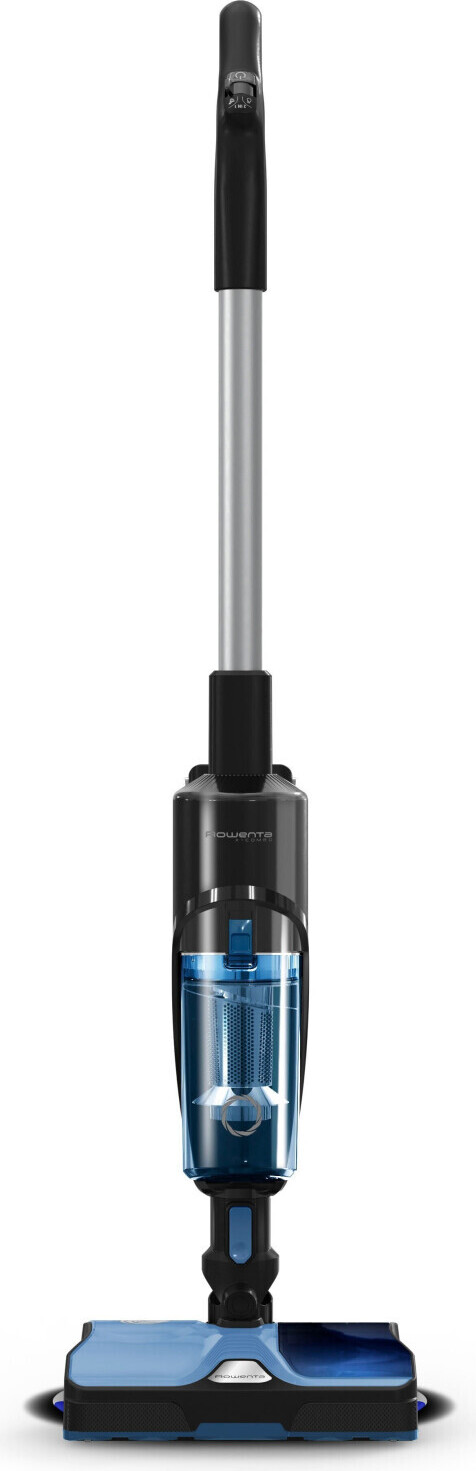 Rowenta X Combo 2in1 X-Combo 2in1 Staubsauger mit Wischfunktion GZ3038, Standstaubsauger, Beutellos, Schwarz, Blau, 0,55 l, Rechteckig, Trocken&Nass