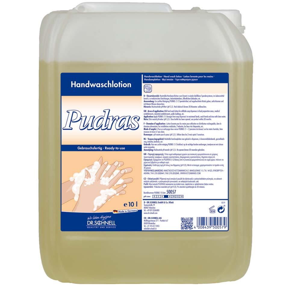 Dr. Schnell PUDRAS Flüssigseife 10,0 l 50057