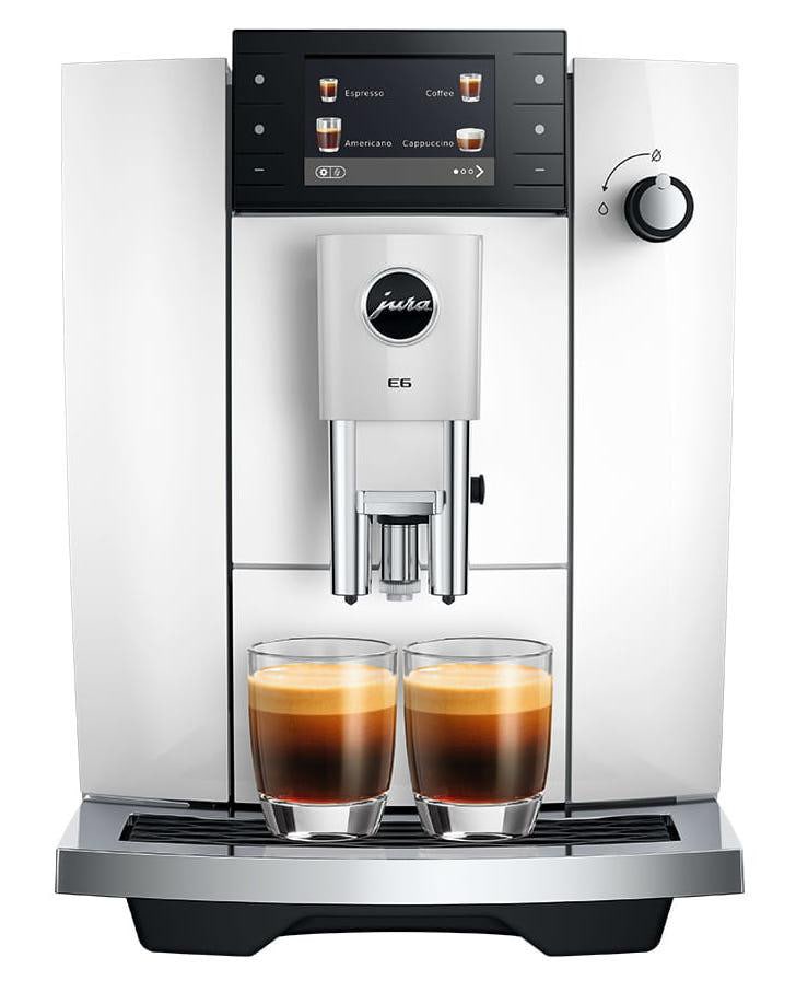JURA E6 Piano White (ED) Kaffeevollautomat