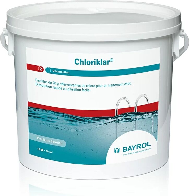 Chloriklar Bayrol - chlore choc - Seau de 5 kg