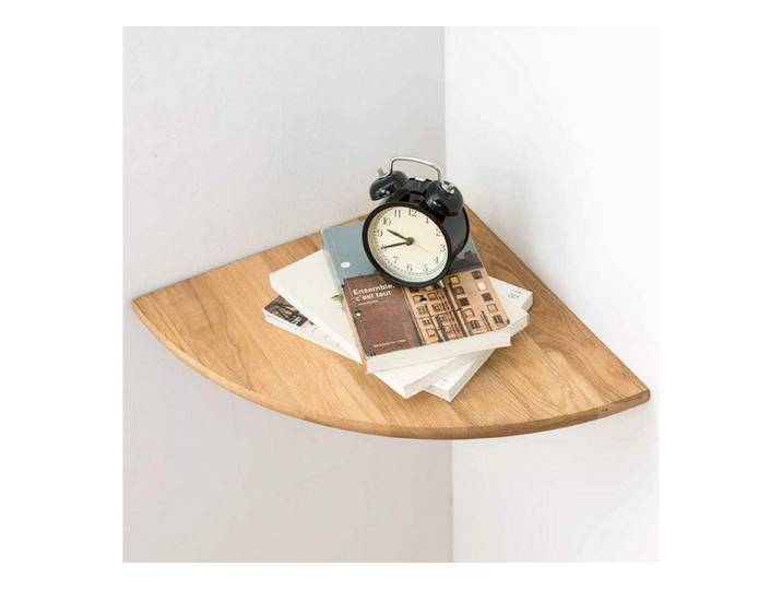 LuxusKollektion Eckregal Eckregal Eiche Massivholz, 1-tlg.