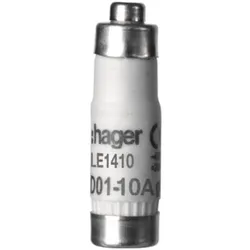 Hager D01 Sicherung LE1410 D01 10A 400V gG mit Kennmelder