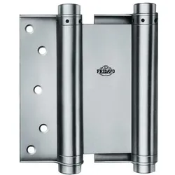 Fridavo, Türband, Spiralfederpendeltürband Modell M Stahl blank Grösse 33 125 mm doppelt wirkend