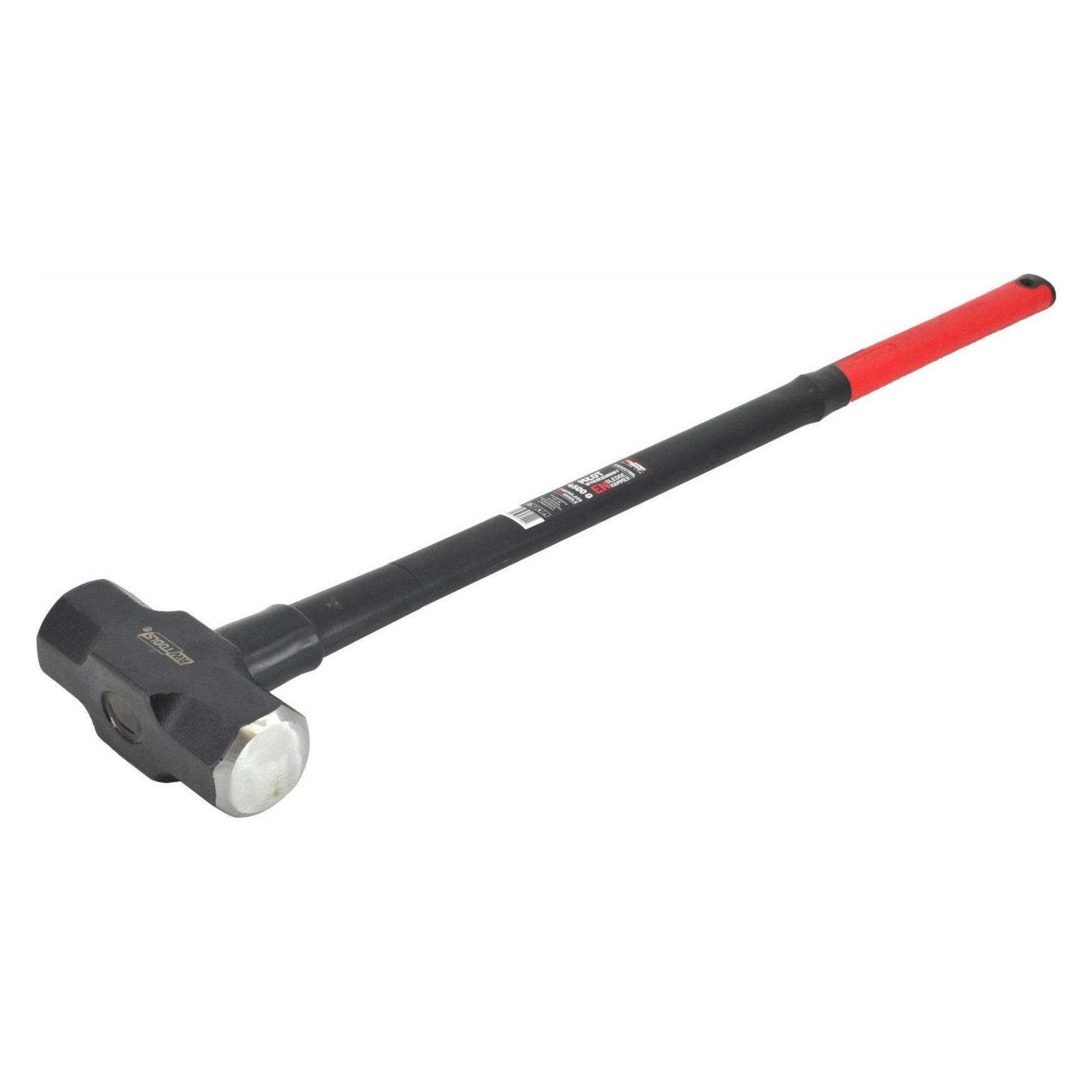 AW Tools AWTOOLS MŁOT WYBURZENIOWY WŁÓKNO 7,26kg -16 lbs BLACK LINE (7260 g) (AW32281BL)