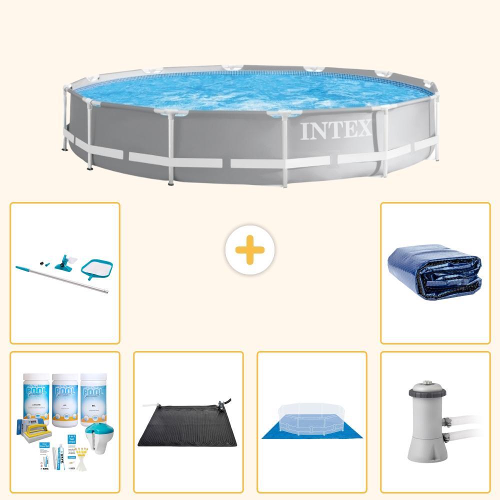 Prism Frame Pool Rund - 366x76 cm - 7-teilig S20527