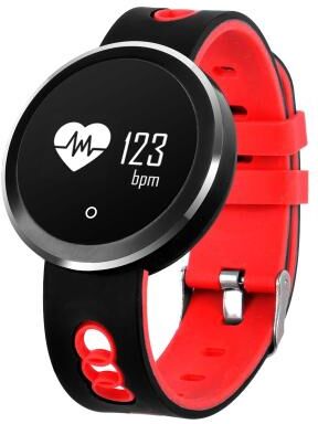 Inspired Deals Q7 Smart Fitness Tracker Bluetooth Smart Bracelet With Heart Rate Monitor For Android And IOS red
