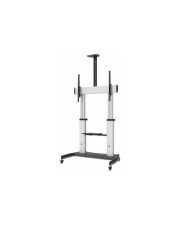 Manhattan Premium TV-Staender Rollen hohe Traglast Silber Schwarz (461672)
