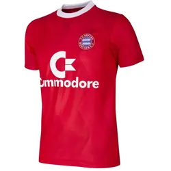 Copa Football, Herren, Fussballtrikot, FC Bayern München 1988 - 89 Retro Trikot Bayern München 1988 - 89 Vintage Shirt (S), Rot