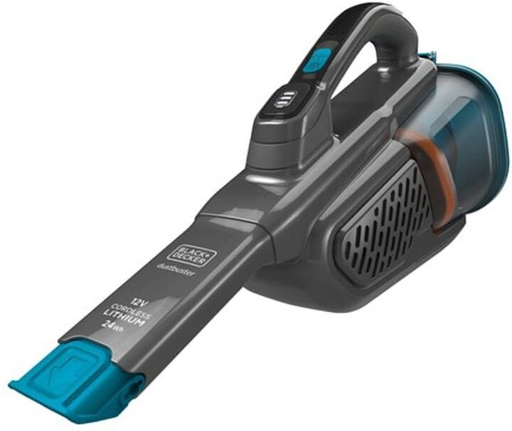 Black & Decker Akku-Handstaubsauger "24Wh 12V Lithium Titanium, Blau", grau, Akkusauger, Akku-Handstaubsauger grau Einheitsgröße