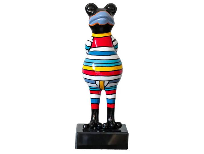 Skulptur Gestreifter Frosch image LAND