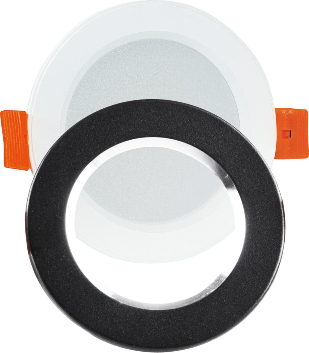 Polux Inbouw LED-armatuur ZOE, zwart, 4000K, ZOE 321176