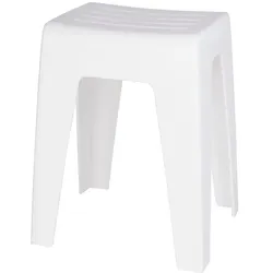 WENKO Badhocker Kumba Kunststoff Weiß