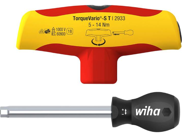 Wiha 43177\, clé dynamométrique à rayons\, Nm\, mécanique\, 5 - 14 Nm\, 6%\, rouge\, jaune