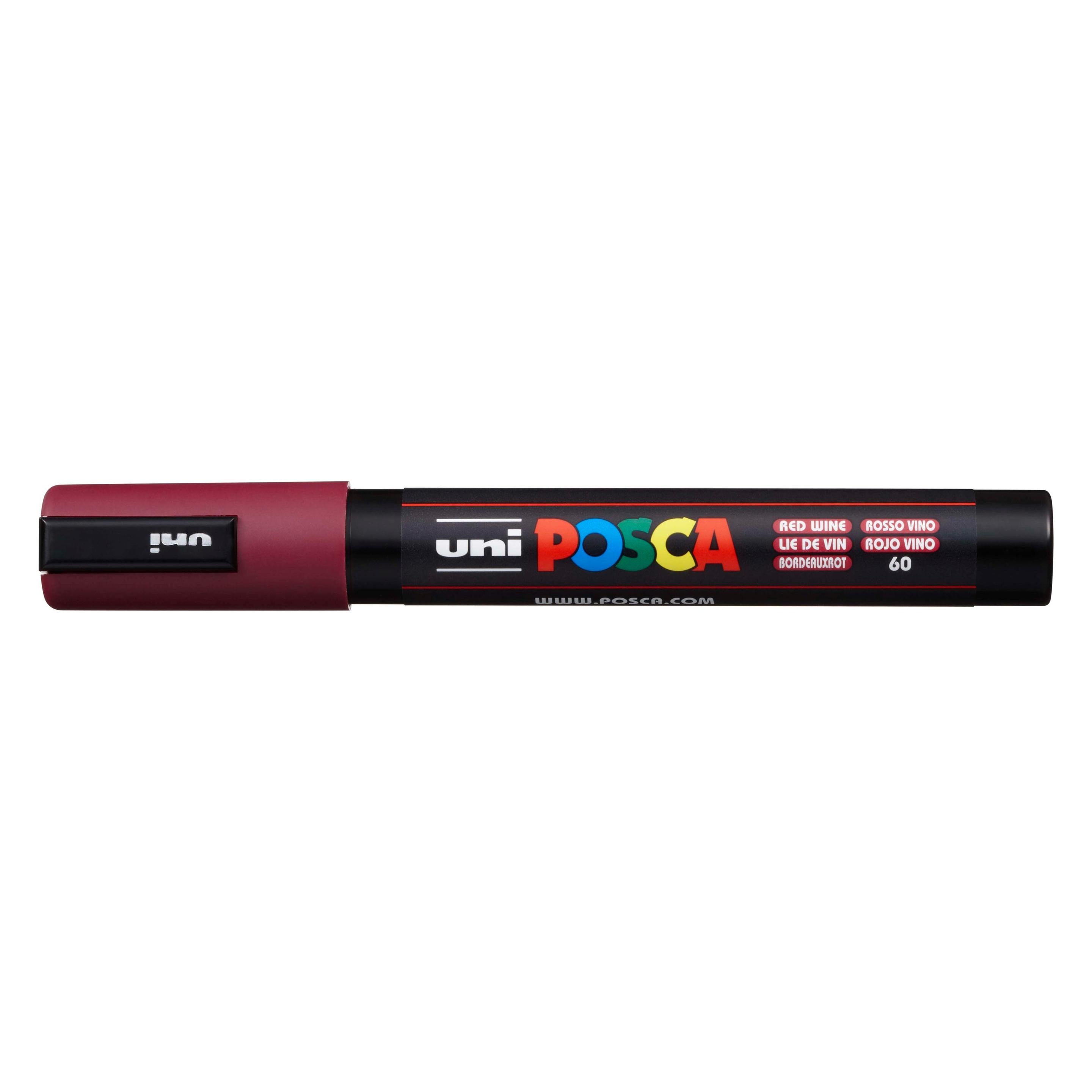Posca Medium Marker PC-5M (1x) (PC5M BORDEAUX) Mindestbestellmenge: 6 Stück