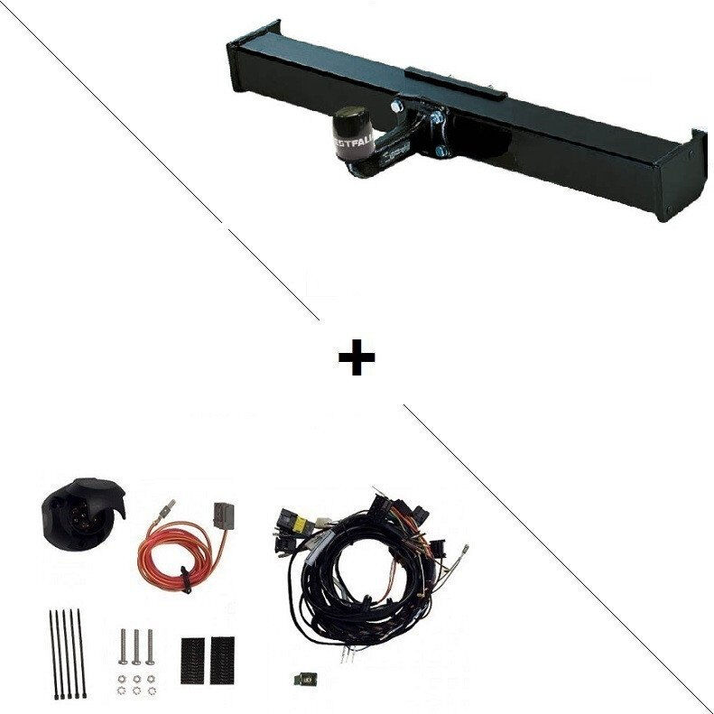 Attelage Opel Movano Fourgon (12/2021-06/2024) standard + Faisceau spécifique 7 broches Trail-Tec