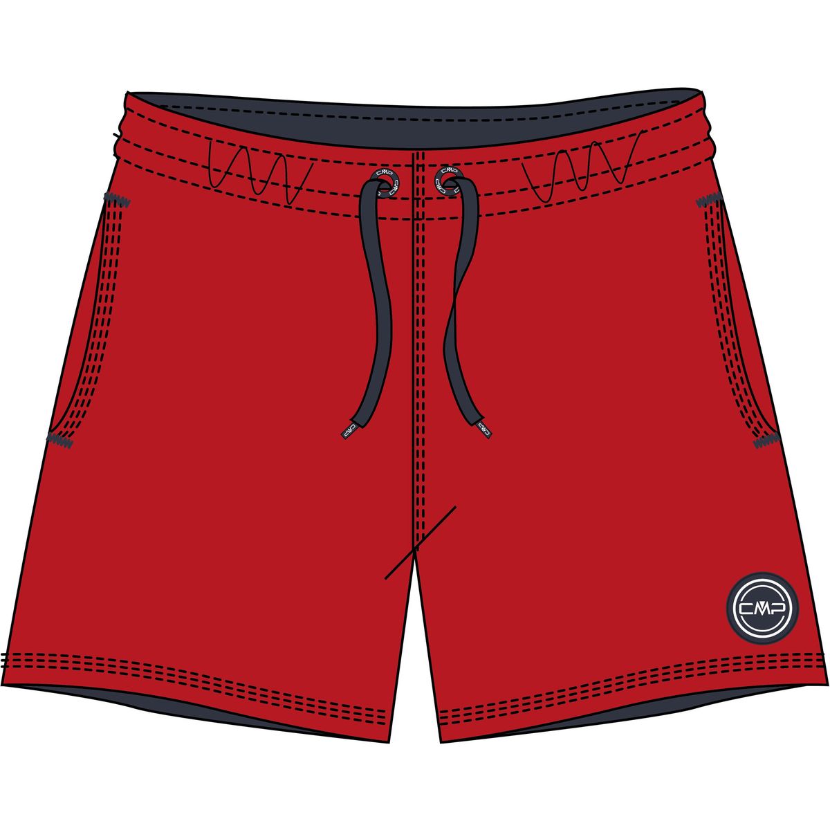 CMP MAN Shorts ferrari-antracite (00CN) 58 3R50027N-00CN-58