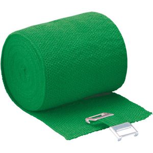 Höga Kompressionsbinden Lastic Color, Kurzzug, dauerelastisch, grün, wiederverwendbar, 8 cm x 5 m