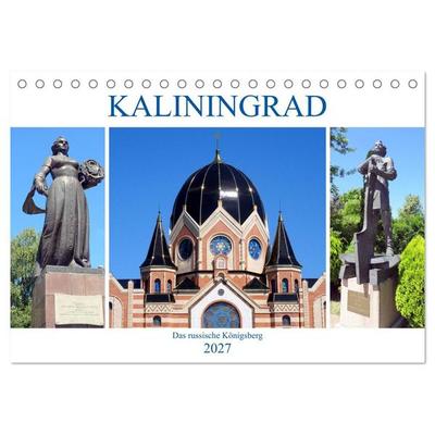 Kaliningrad - Das russische Königsberg (Tischkalender 2027 DIN A5 quer), CALVENDO Monatskalender