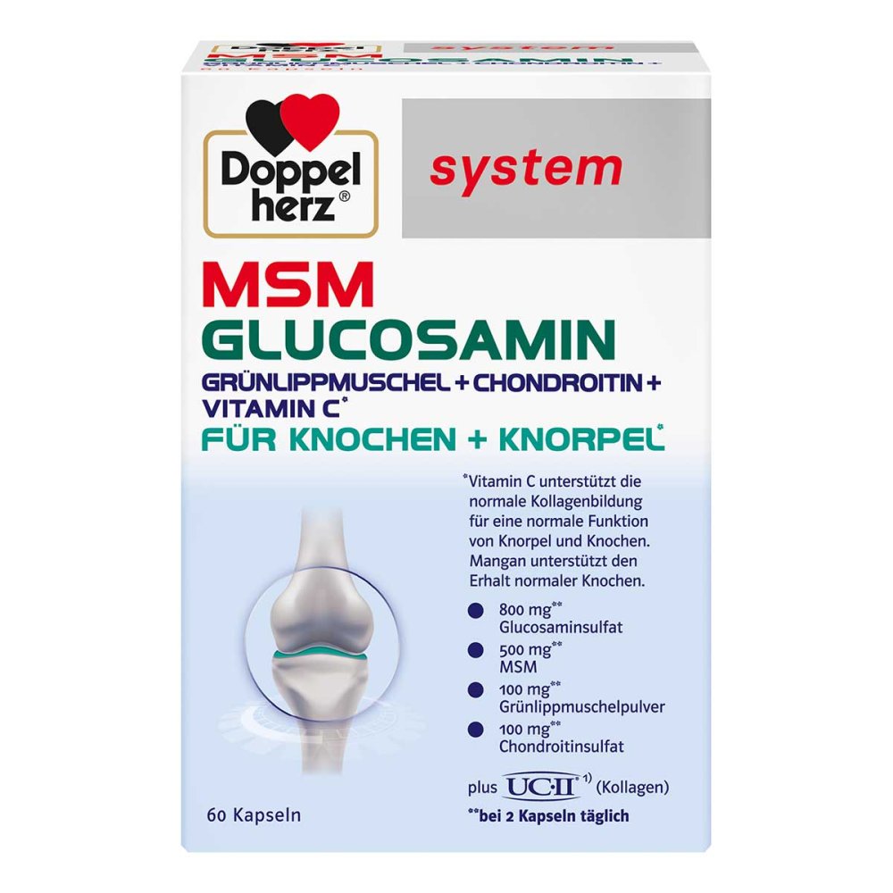 Queisser Pharma GmbH & Co. KG Doppelherz MSM Glucosamin System Kapseln 17974290