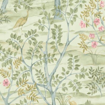 Galerie Wallcoverings Blooming Garden Collection Garden Crane Matte Finish Vinyl on Non-woven Wallpaper Roll