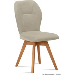 ESSZIMMERSTUHL drehbar (8er-Set) Draga 51x92x60 Eiche geölt/Natur