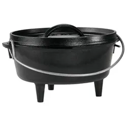 Lodge Camp Dutch Oven (flach), mit Füßen 20cm
