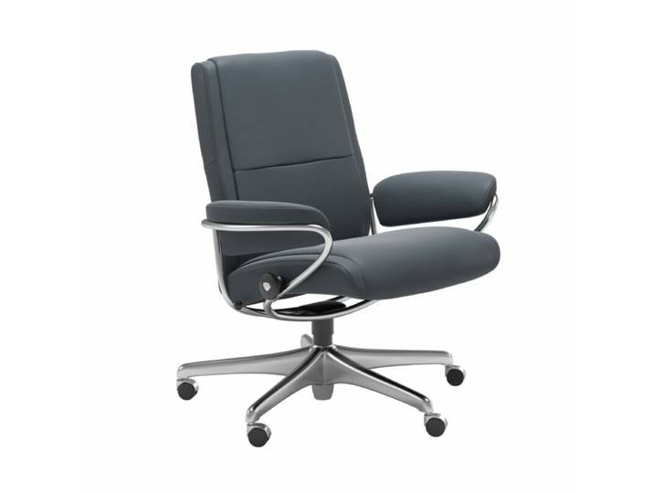 Stressless Paris Sessel Low Back Home Office - Leder Batick Atla