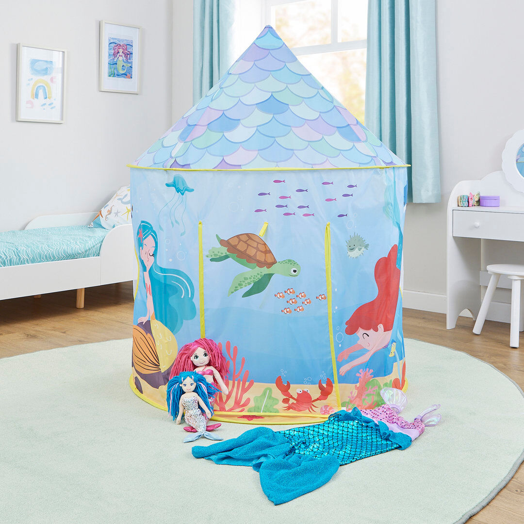 Liberty House Toys Kids Mermaid Play Tent Blue