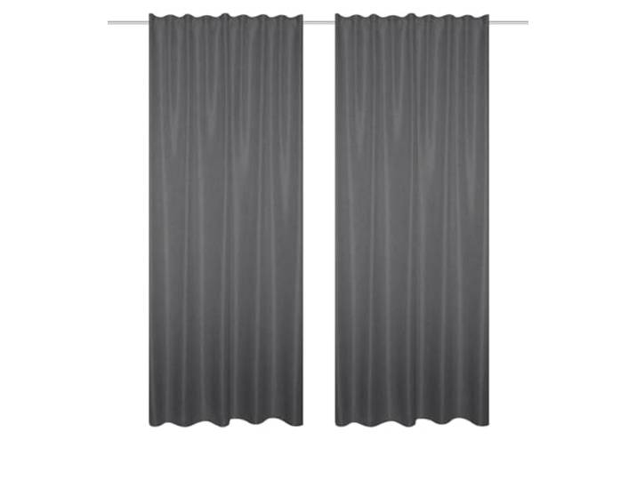 HOMEbasics 055980 2er-Set - Kombibandschal Oxford - Uni, Dekostoff Leinenstruktur (anthrazit, 225 x 135 cm)