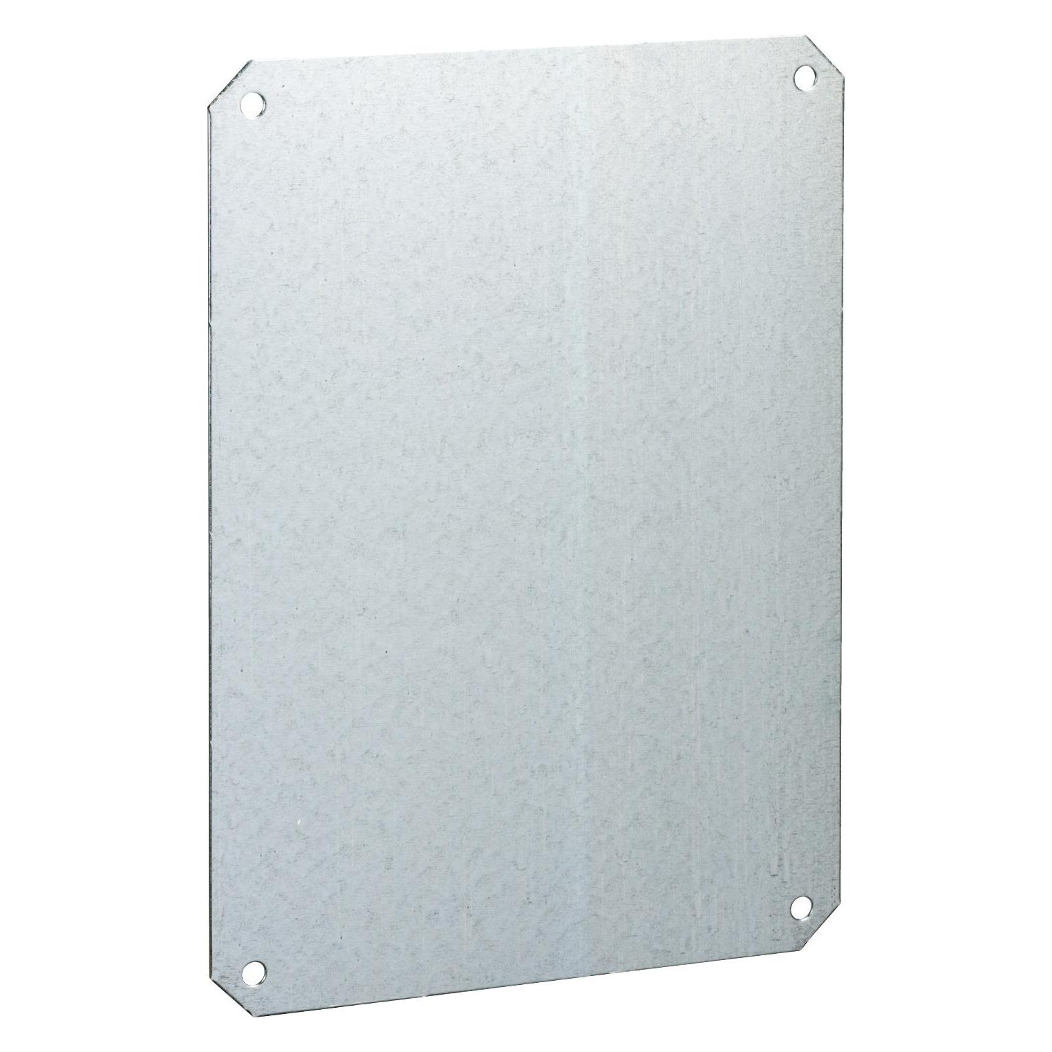 Schneider Electric Wandschrank Thalassa PLS Montageplatte, Metall, 270 x 360 mm, ohne Schraube M6 (NSYPMM2736)