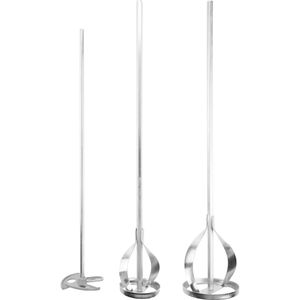 kwb Rührkorb Farb- & Lackrührerset 497290, Sechskant- & Zylinderschaft, Ø 55, 60, 80mm, Set, bis 15kg, Länge 350 & 400mm