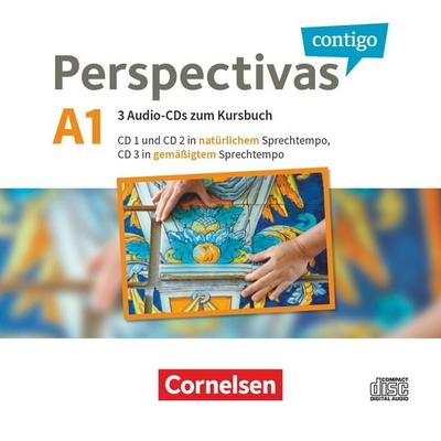 Perspectivas contigo - Spanisch für Erwachsene - A1 - , CD, 9783061209490