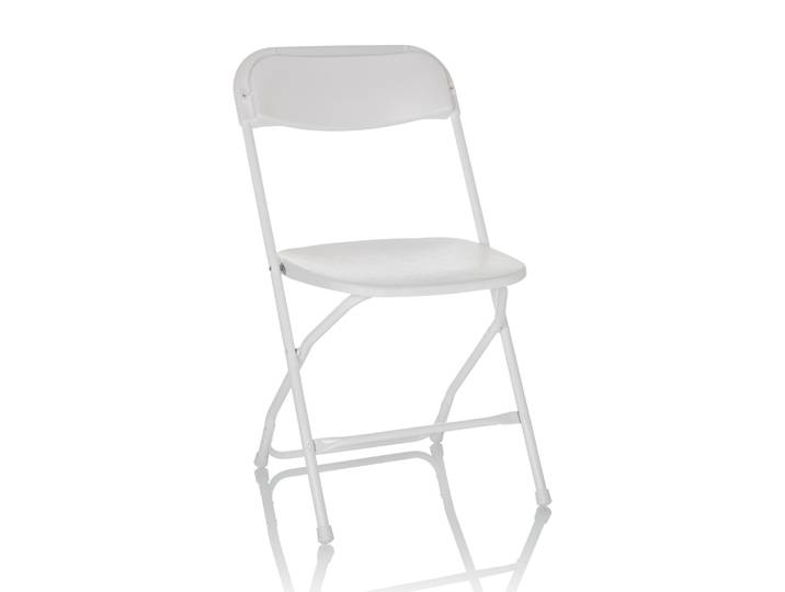 Chaise Visiteur / Chaise Pliante Tudela Xxl W Plastique Blanc Hjh Office