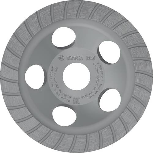 Bosch Accessories 2608201231 Diamanttopfscheibe Best for Universal Turbo, 125 x 22,23 x 5 mm, gelb Best for Universal 12.5cm 1St.