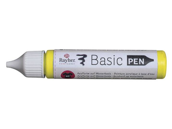 Rayher Basic-Pen Sonnengelb 28 ml