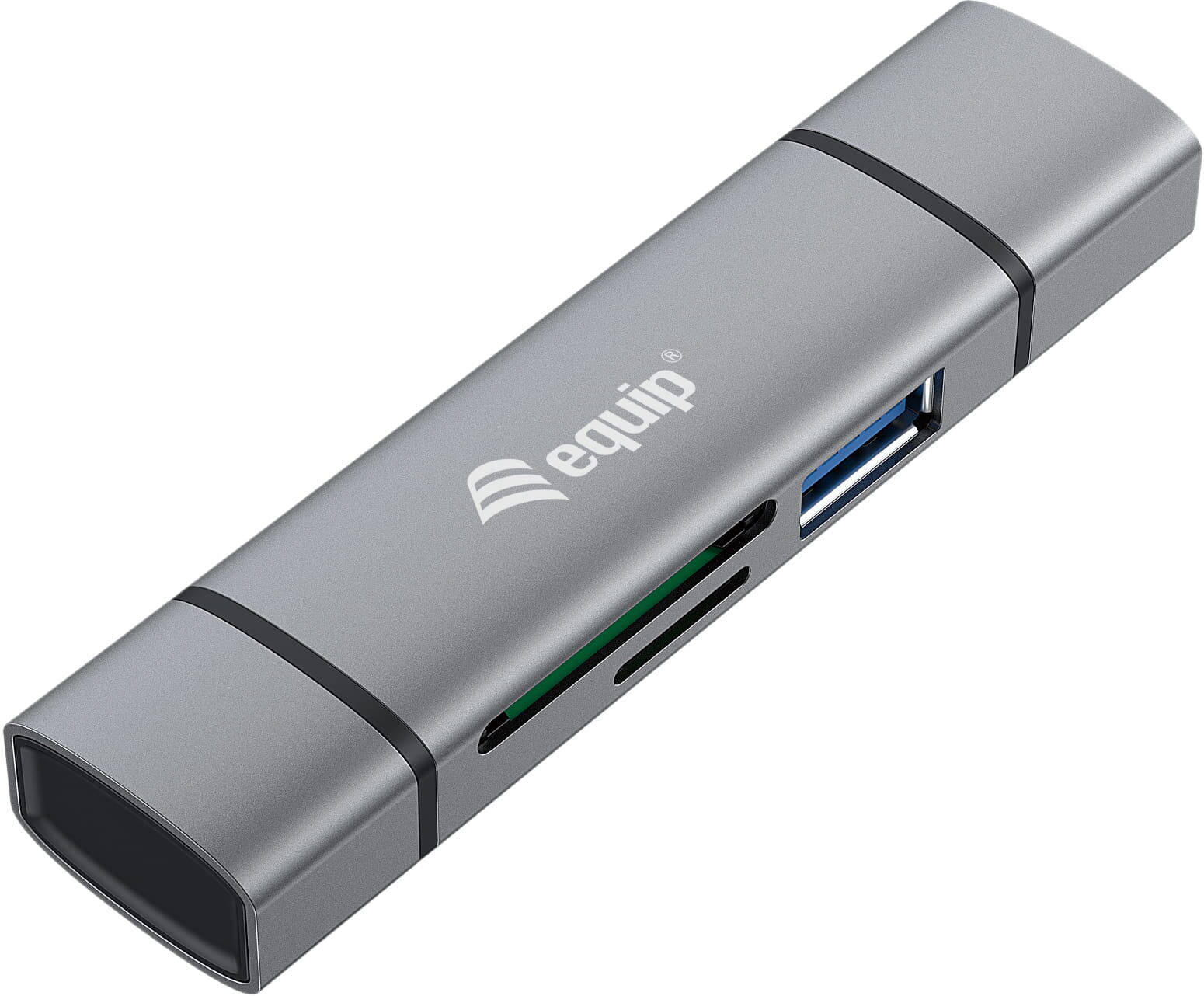 Equip Card Reader with USB 3.0 Hub, OTG
