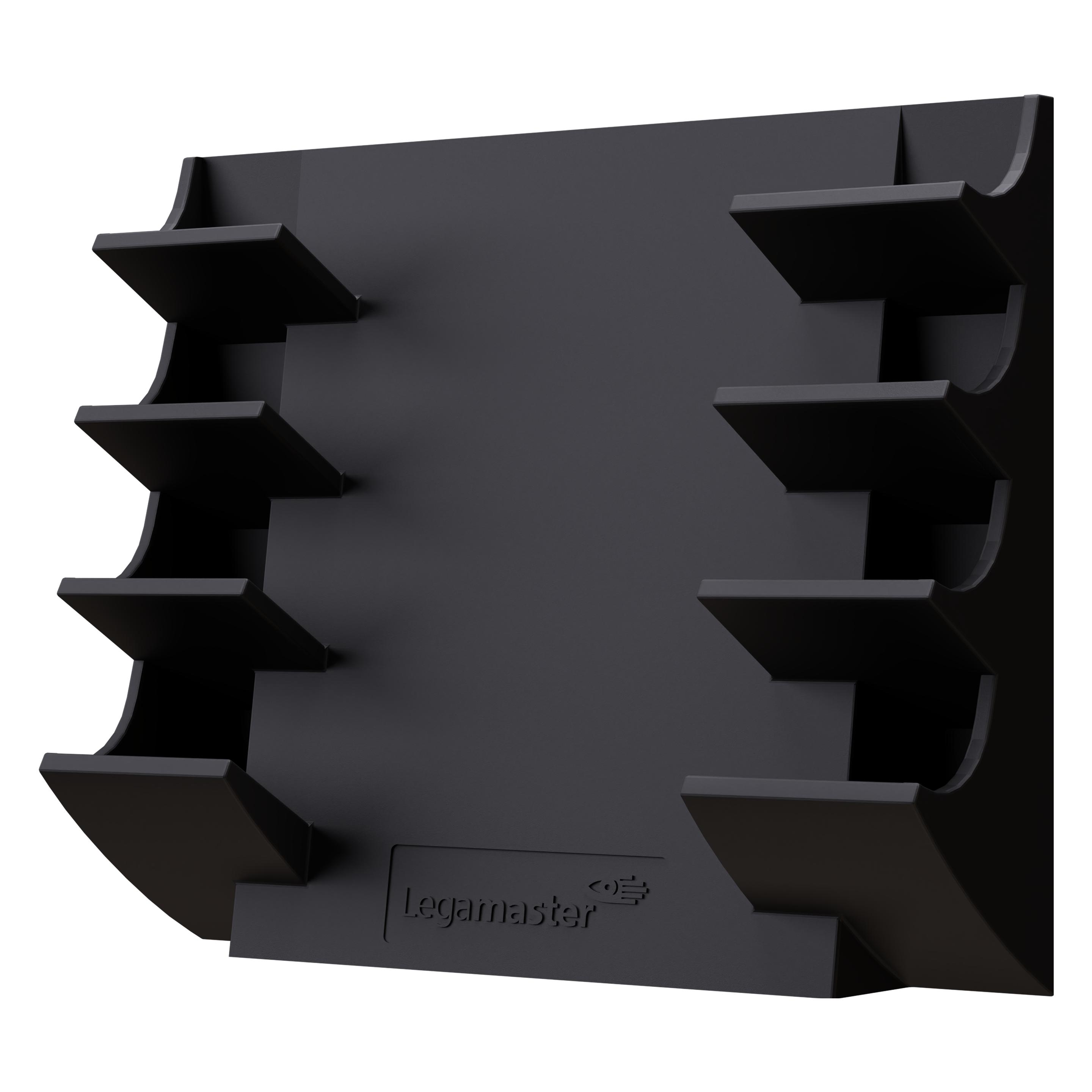 Legamaster Markerhalter für 4 Marker waagerecht magnethaftend schwarz (7-122001)