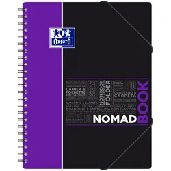 Oxford, Heft + Block, Collegeblock Mappe Nomadbook (A4+, Liniert)