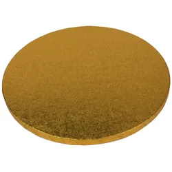 Cakeboard 25cm 12mm gold