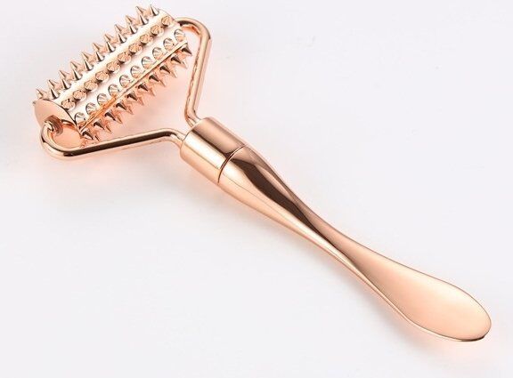 BDSMaster Roulette à picots en métal rosé MICRO ROLLER 12cm