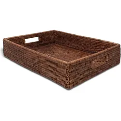 Basket Badezimmertablett 45 cm tief dunkel