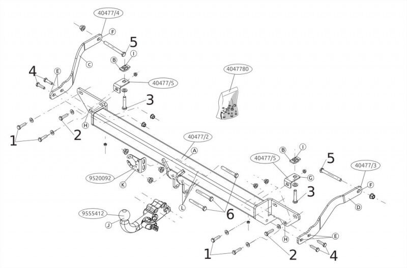 Attelage Opel Movano C y compris e-Movano (12/21-) RDSOH