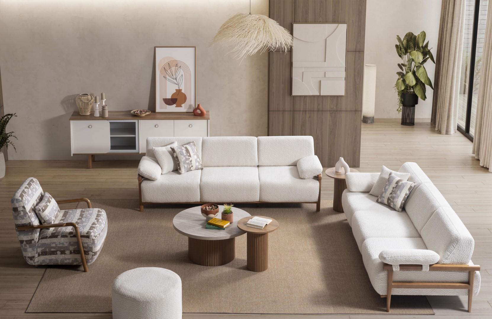 Wohnzimmer-Set Wärme und Gemütlichkeit in jedem Element