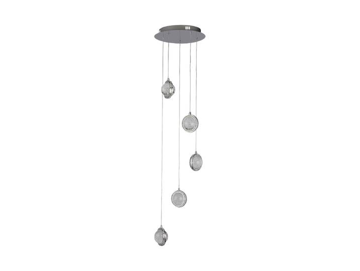 Multi-Drop Design LED Pendellampe Quartz Chrom Searchlight