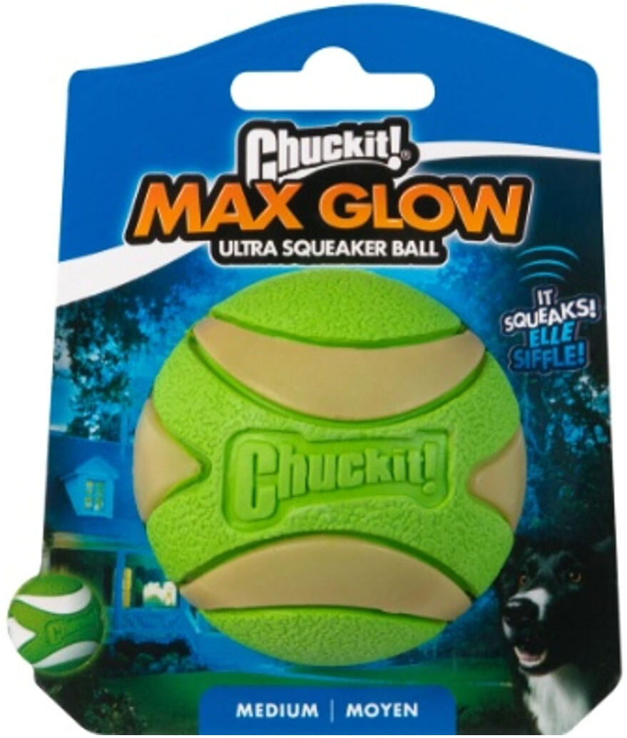 Chuckit! Cane Palla Ultra Squeaker Max Glow 1PZ