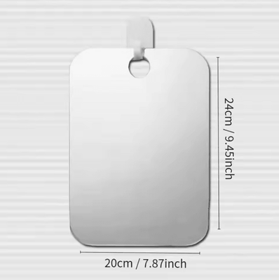Inspire Curations Fogless Shatterproof Shower Mirror For Shaving And Travel 2