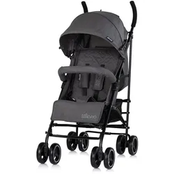 Chipolino Kinderwagen Milano Buggy bis 22 kg, Rückenlehne verstellbar, faltbar grau dunkelgrau