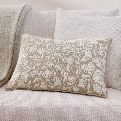 Avia Embroidered Pillow - Grandin Road